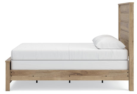 Brozmont Queen Panel Bed, Dresser and Mirror - B1045B3