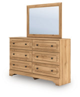 Aleaport Queen Panel Bed, Dresser, Mirror and Nightstand - PCB1075B9