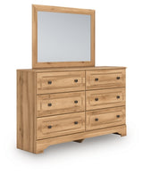 Aleaport King Panel Bed, Dresser, Mirror and Nightstand - PCB1075B10