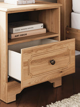 Aleaport King Panel Bed, Dresser, Mirror and Nightstand - PCB1075B10