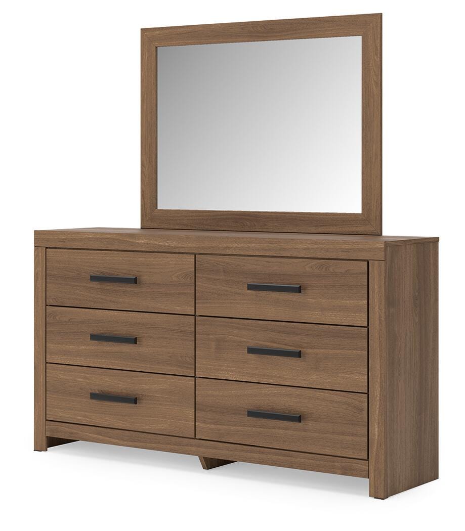 Broachmyn Queen Panel Bed, Dresser, Mirror and Nightstand - PCB1116B13