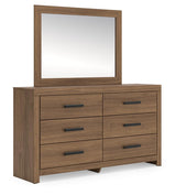 Broachmyn Queen Panel Bed, Dresser, Mirror and Nightstand - PCB1116B13