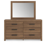 Broachmyn Queen Panel Bed, Dresser, Mirror and Nightstand - PCB1116B13