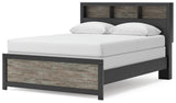 Broachmyn Queen Bookcase Panel Bed, Dresser and Nightstand - PCB1118B20
