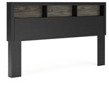 Broachmyn Lighted King Bookcase Headboard - PCB1118-169