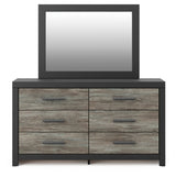Broachmyn Twin Bookcase Bed, Dresser and Mirror - PCB1118B14
