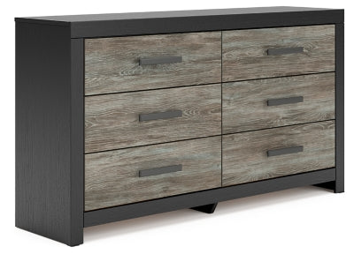 Broachmyn Queen Bookcase Panel Bed, Dresser and Nightstand - PCB1118B20