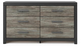 Broachmyn Queen Bookcase Panel Bed, Dresser and Nightstand - PCB1118B20
