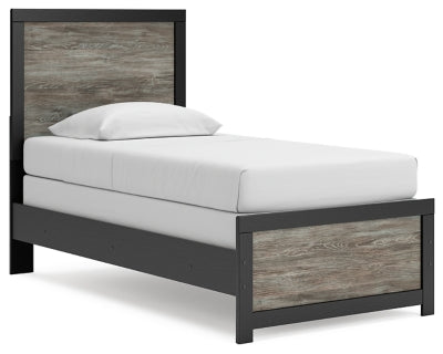 Broachmyn Twin Panel Bed, Dresser and Mirror - PCB1118B10