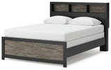 Broachmyn Queen Bookcase Bed, Dresser and Mirror - PCB1118B3