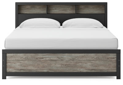 Broachmyn King Bookcase Bed - PCB1118B6