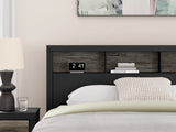 Broachmyn Full Bookcase Bed, Dresser and Mirror - PCB1118B15