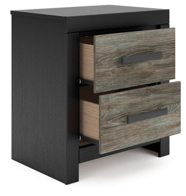 Broachmyn Queen Bookcase Panel Bed, Dresser, Mirror and Nightstand - PCB1118B21