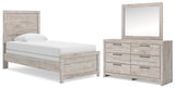 Broachmyn Twin Panel Bed, Dresser and Mirror - PCB1120B10