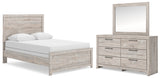 Broachmyn Full Panel Bed, Dresser and Mirror - PCB1120B11
