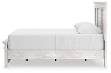 Makidern Queen Panel Bed with Storage, Dresser and Mirror - PCB1171B6