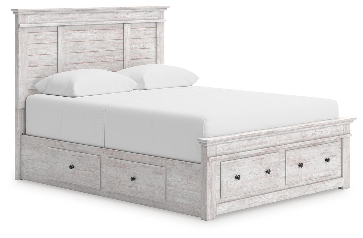 Makidern Queen Panel Storage Bed - PCB1171B10