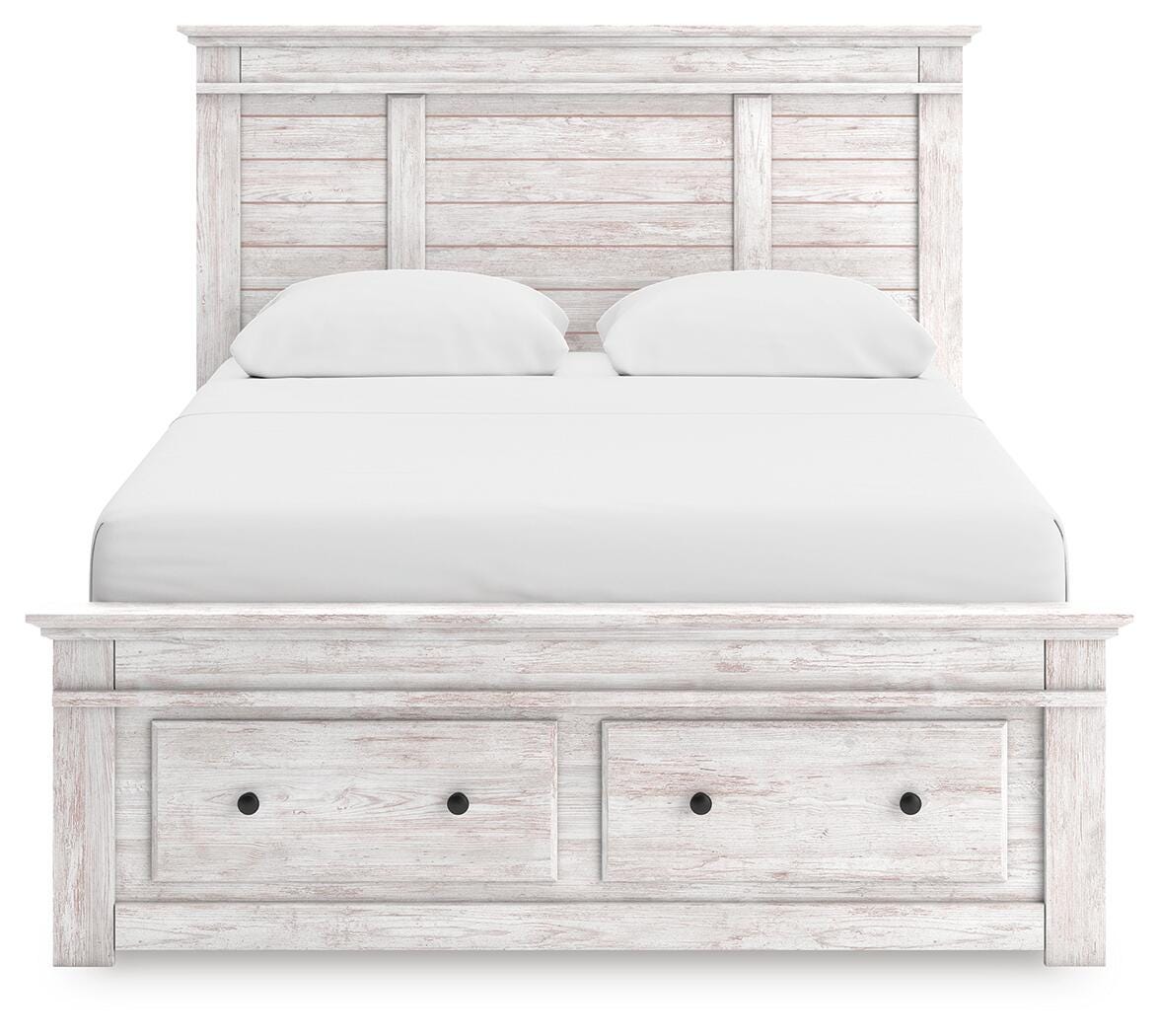 Makidern Queen Panel Storage Bed - PCB1171B10