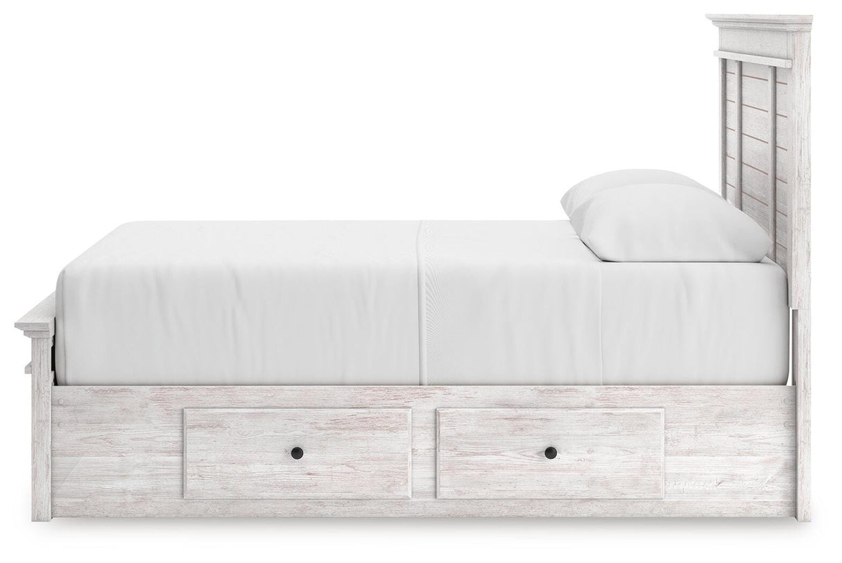 Makidern Queen Panel Storage Bed - PCB1171B10