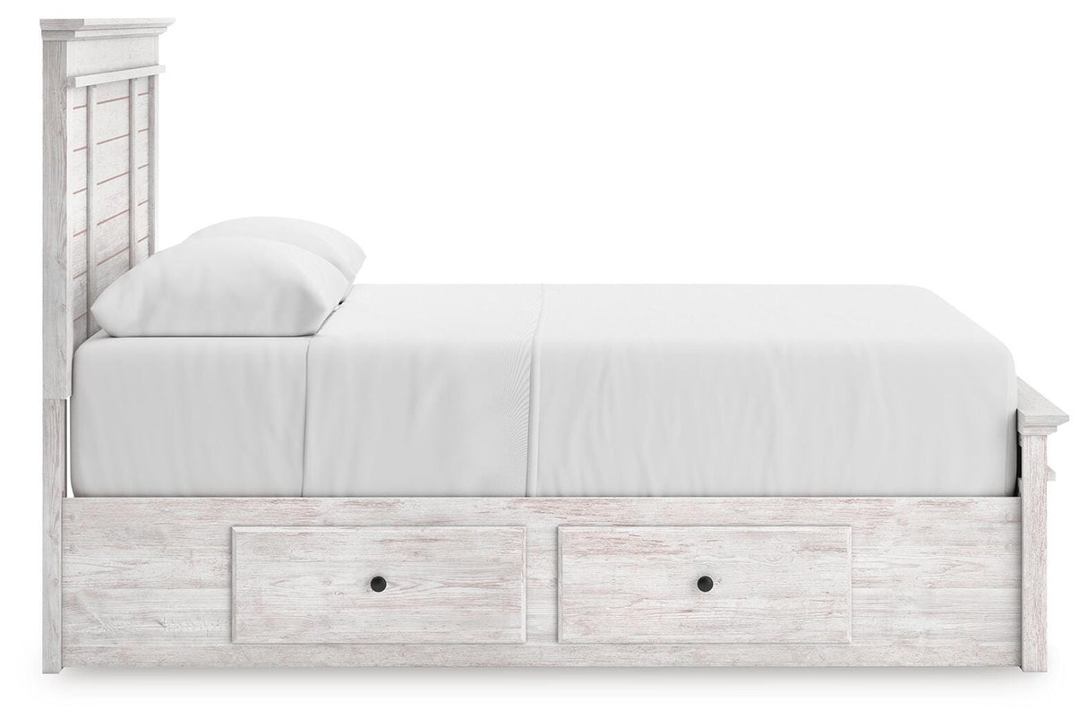 Makidern Queen Panel Storage Bed - PCB1171B10