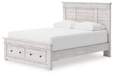 Makidern Queen Panel Storage Bed - PCB1171B9