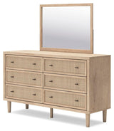 Cielden Twin Panel Bed, Dresser and Mirror - B1199B19