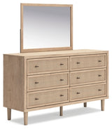 Cielden Queen Panel Headboard, Dresser and Mirror - B1199B8