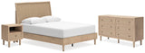 Cielden Queen Panel Bed, Dresser and Nightstand - B1199B12