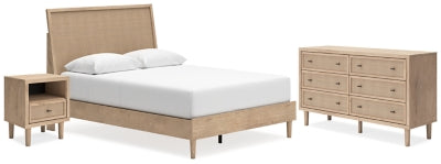 Cielden Queen Panel Bed, Dresser and Nightstand - B1199B12