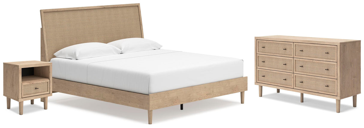 Cielden King Panel Bed, Dresser and Nightstand - B1199B13