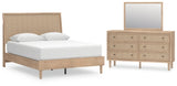 Cielden Queen Panel Bed, Dresser and Mirror - B1199B4