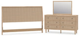 Cielden King Panel Headboard, Dresser and Mirror - B1199B9