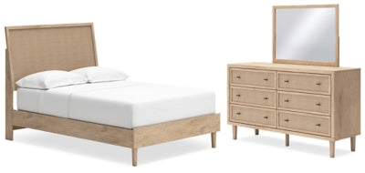 Cielden Full Panel Bed, Dresser and Mirror - B1199B7