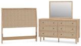 Cielden Full Panel Bed, Dresser and Mirror - B1199B10
