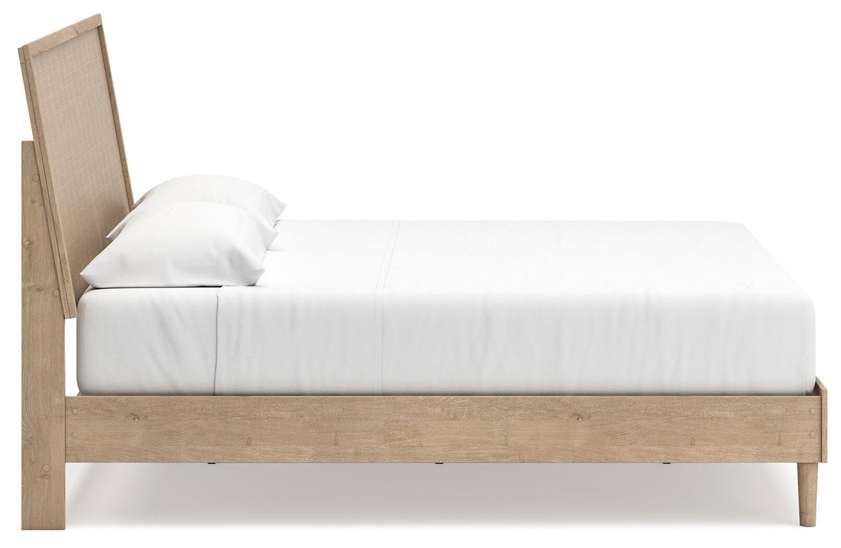 Cielden King Panel Bed, Dresser, Mirror and Nightstand - B1199B17