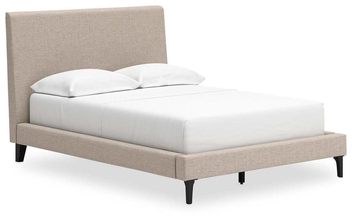 Cielden Full Upholstered Bed with Roll Slats - B1199-72
