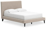 Cielden Full Upholstered Bed with Roll Slats - B1199-72