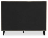 Cielden Full Upholstered Bed with Roll Slats - B1199-72