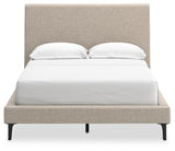 Cielden Full Upholstered Bed with Roll Slats - B1199-72
