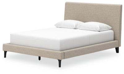 Cielden Queen Upholstered Bed with Roll Slats - B1199-81