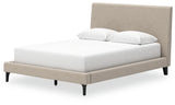 Cielden Queen Upholstered Bed with Roll Slats - B1199-81