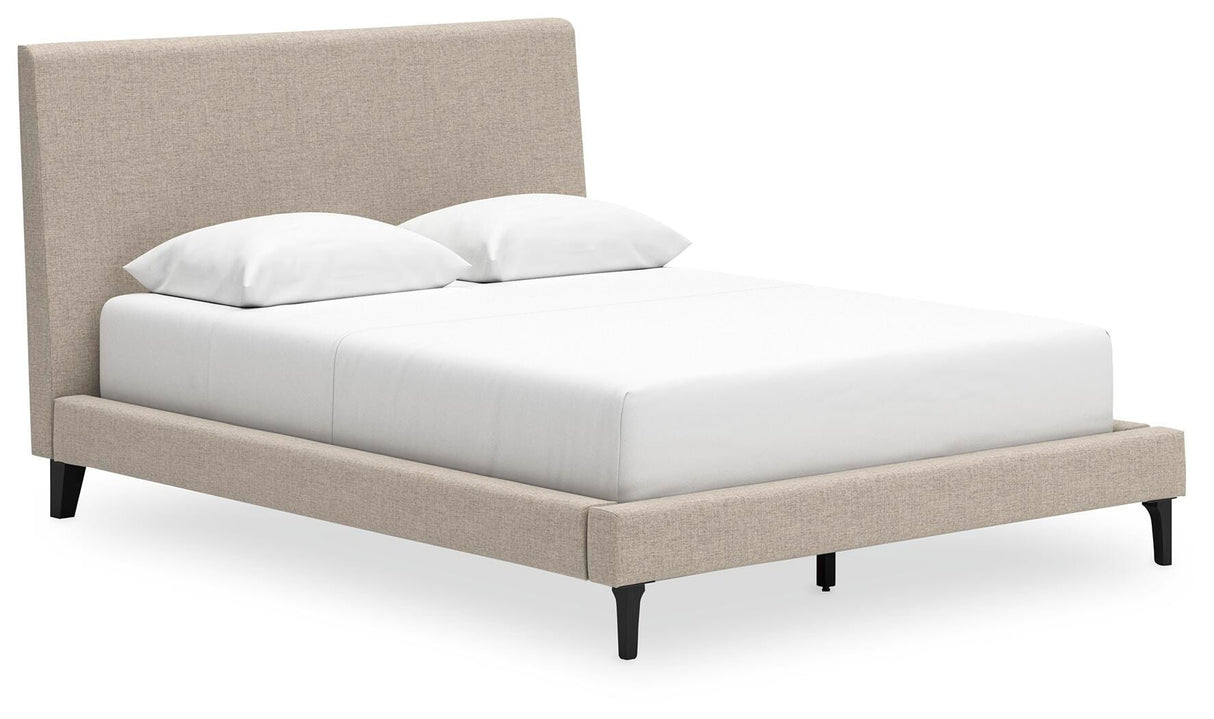 Cielden Queen Upholstered Bed with Roll Slats - B1199-81
