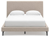 Cielden Queen Upholstered Bed with Roll Slats - B1199-81