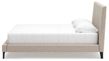 Cielden King Upholstered Bed with Roll Slats - B1199-82