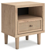 Cielden Queen Panel Bed, Dresser, Mirror and Nightstand - B1199B16
