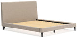 Cielden California King Upholstered Bed with Roll Slats - B1199-94