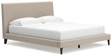 Cielden California King Upholstered Bed with Roll Slats - B1199-94