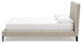 Cielden California King Upholstered Bed with Roll Slats - B1199-94