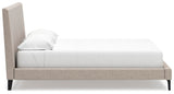 Cielden California King Upholstered Bed with Roll Slats - B1199-94