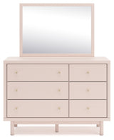 Wistenpine Full Upholstered Panel Bed, Dresser and Mirror - B1323B3